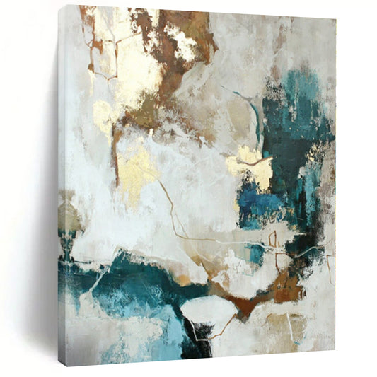 Oversized Custom Abstract Canvas for Pet Nook Spaces