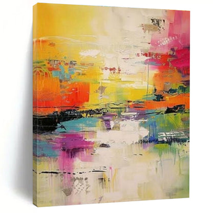 Large Custom Abstract Wall Art for Family Room Gallery Wall