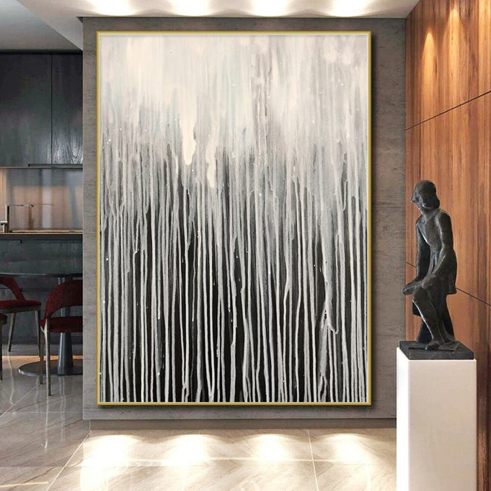 Custom Oversized Abstract Canvas for Family Gallery Walls