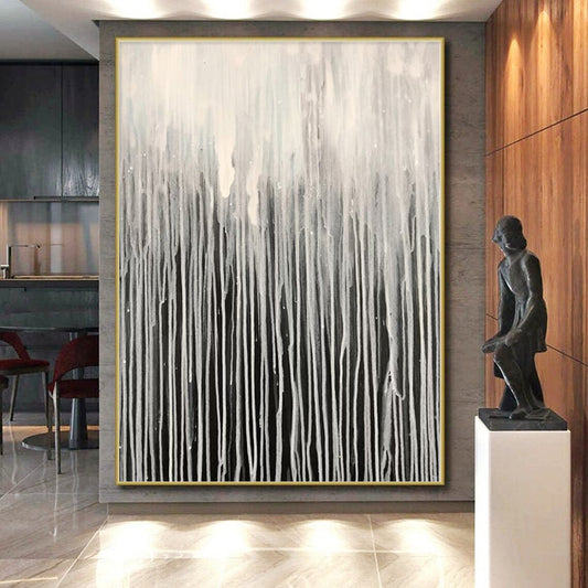 Custom Oversized Abstract Canvas for Family Gallery Walls
