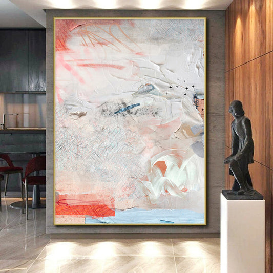 Oversized Custom Abstract Canvas for Retail Store Displays