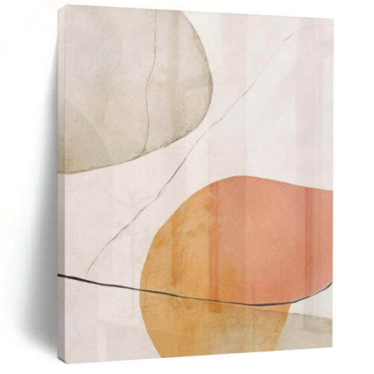 Extra-Huge Hand-Painted Modern Abstract Canvas for Family Home Outdoor Living Rooms