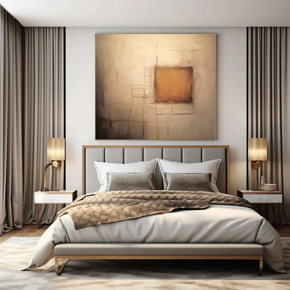 Hand-Painted Personalized Abstract Wall Art for Executive Offices
