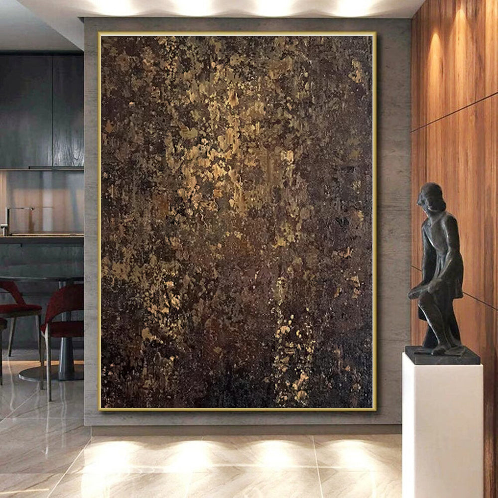 Colossal Custom Abstract Canvas for Greenhouse Potting Area Wall