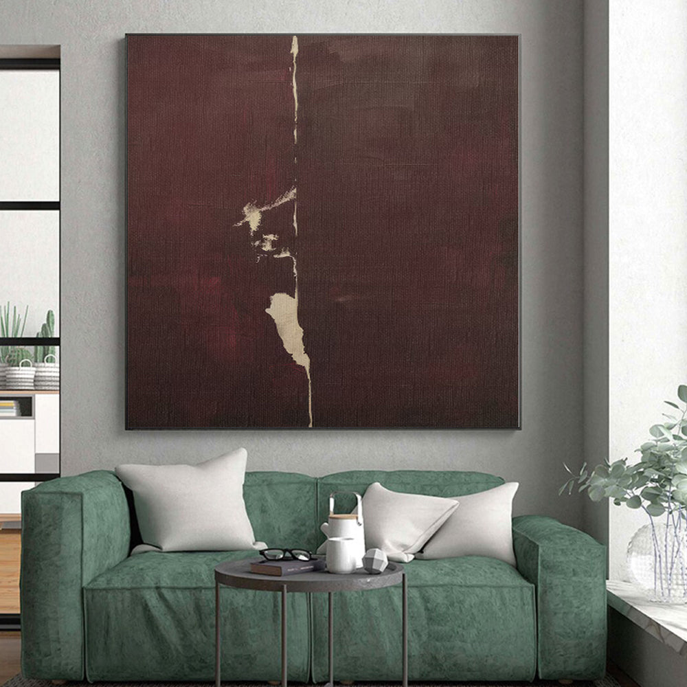 Monumental Custom Abstract Art for Guest Room Feature Walls