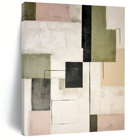 Enormous Customized Abstract Wall Art for Entryway Console Table Focal Point