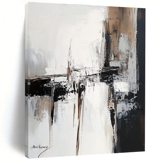 Colossal Contemporary Abstract Wall Art for Family Room Entertainment Zone