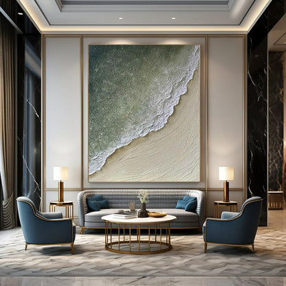 Large Made-to-Order Abstract Painting for Agricultural Fair Exhibition Halls