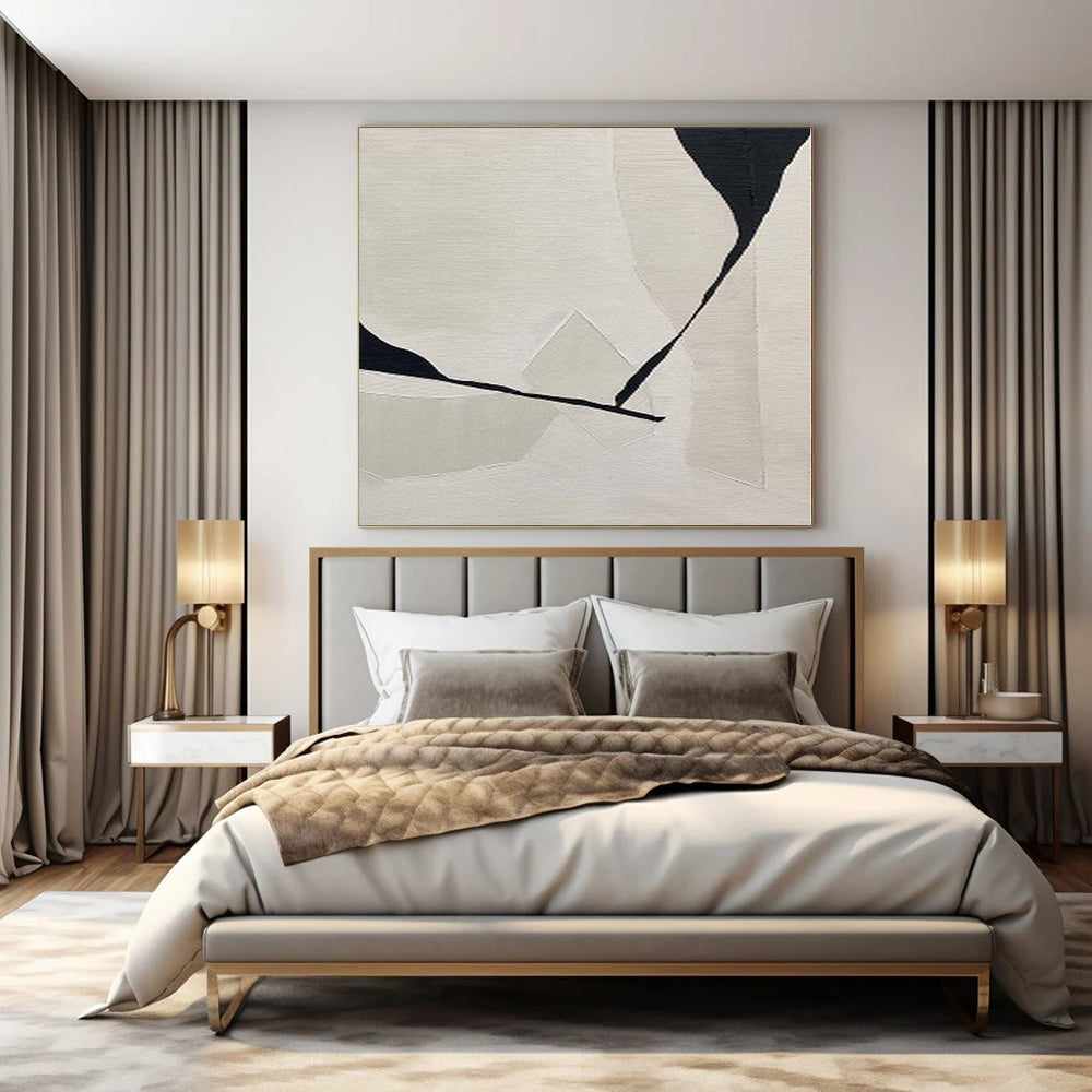 Giant Commissioned Abstract Painting for Agricultural Innovation Center Lobbies