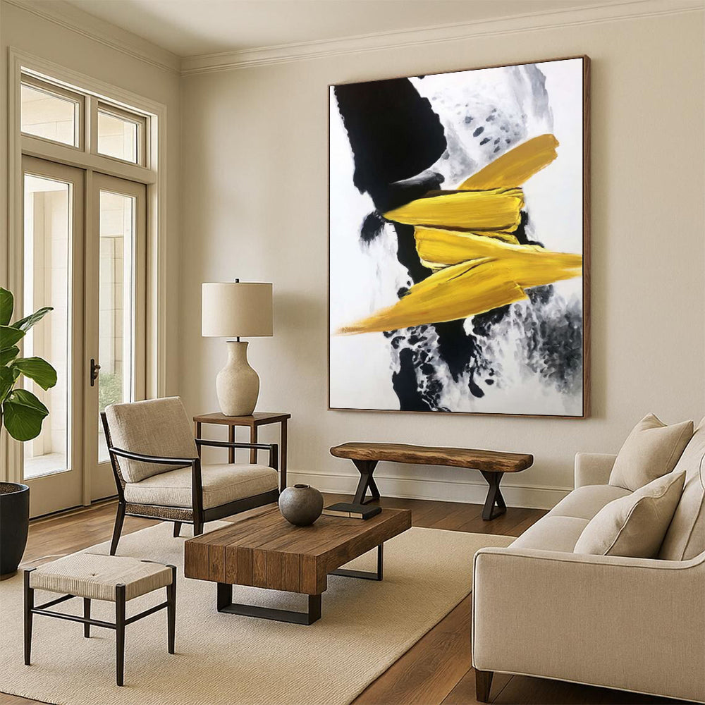 Giant Made-to-Order Abstract Painting for Living Room Archways