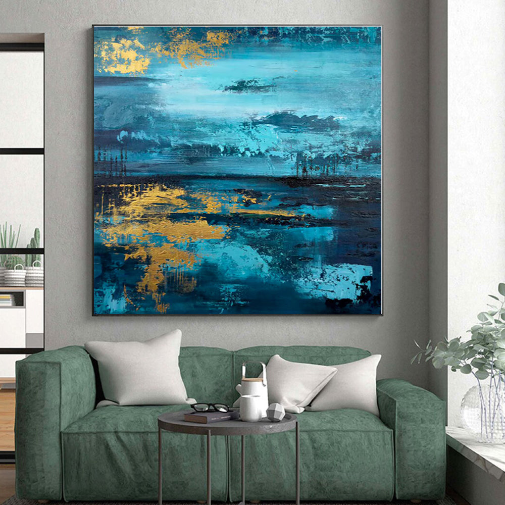 Oversized Custom Abstract Art for Garage Workbench Wall
