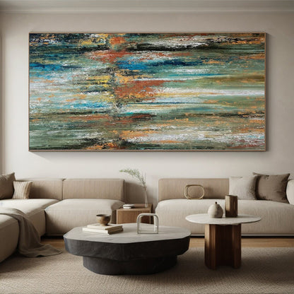 Giant Minimalist Abstract Canvas - Made to Order Oil on Canvas for Spa Waiting Rooms
