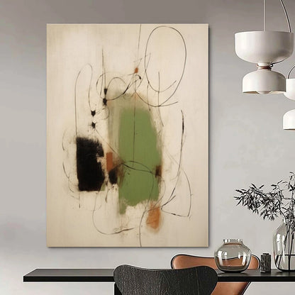 Extra-Vast Hand-Painted Modern Abstract Art for Office Creative Studios