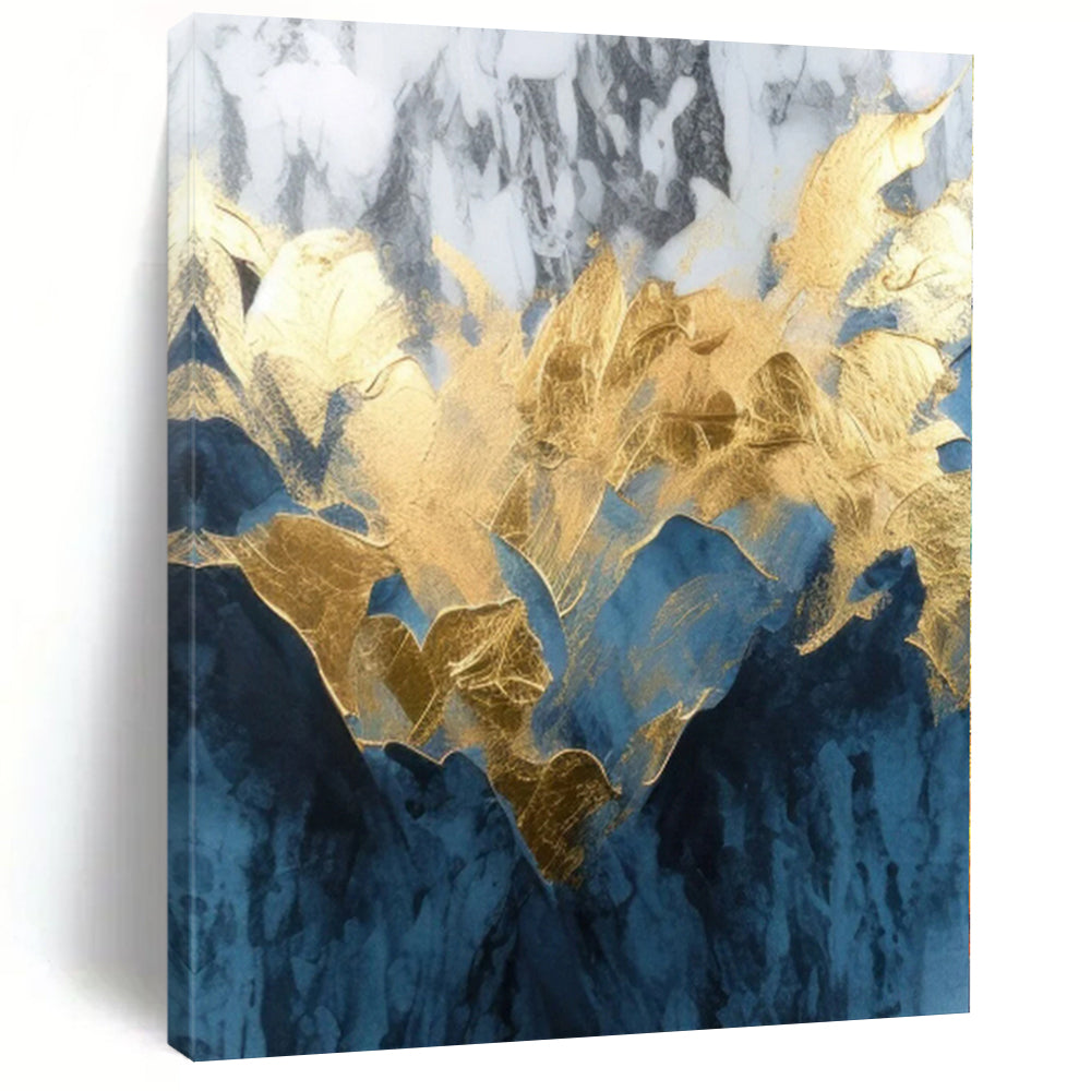 Giant Made-to-Order Abstract Canvas for Walk-in Pantry Feature Walls