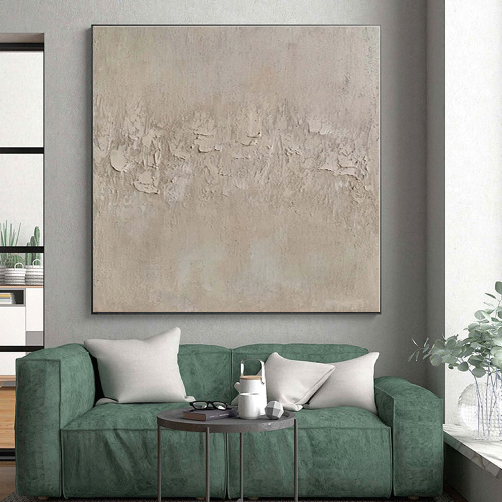 Oversized Made-to-Order Hand-Painted Abstract Painting for Basement Recreation Area LargeART0579
