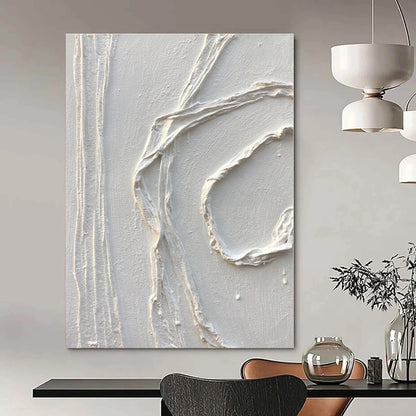 Large-Scale Hand-Painted Abstract Canvas for Living Room and Bar