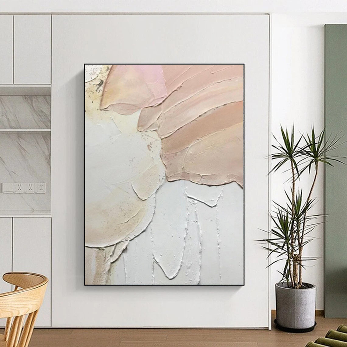 Colossal Personalized Abstract Wall Art for Reading Nook Window Seat
