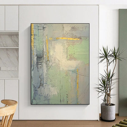 Vast Custom Abstract Art for Bathroom Vanity Wall