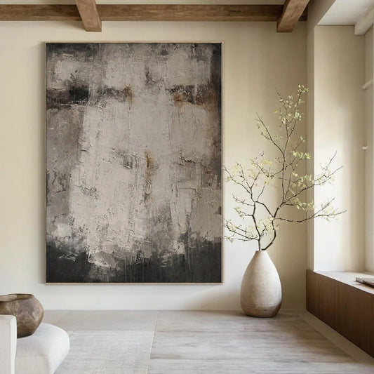 Oversized Custom Abstract Canvas for Fitness Studio Motivational Walls