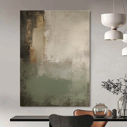Oversized Custom Hand-Painted Abstract Mural for Living Room and Bar