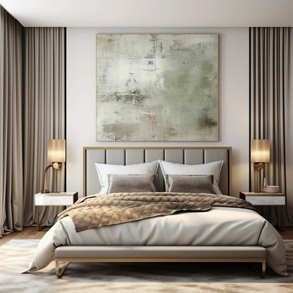 Hand-Painted Bespoke Abstract Canvas for Bedroom and Living Room