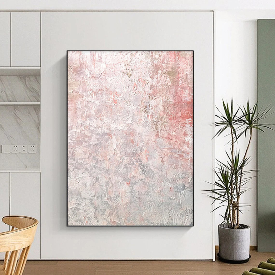 Immense Abstract Cyberpunk Art - Hand-Painted Resin for Gaming Convention Centers
