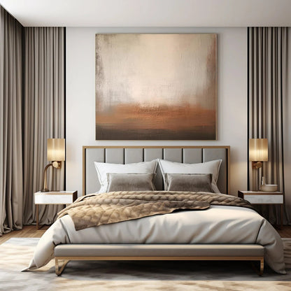 Super-Sized Hand-Painted Modern Abstract Wall Decor for Office Wellness Rooms