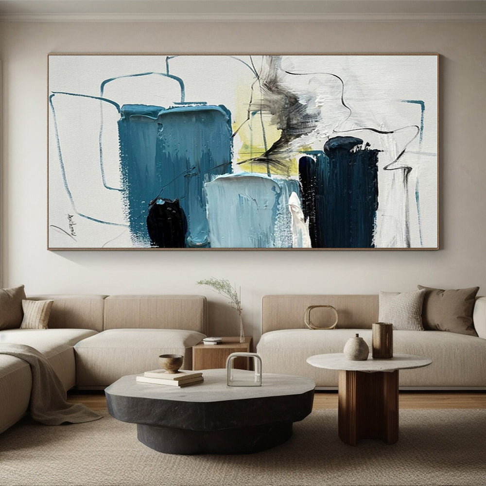 Huge Modern Abstract Canvas for Home Craft Room Creative Catalyst