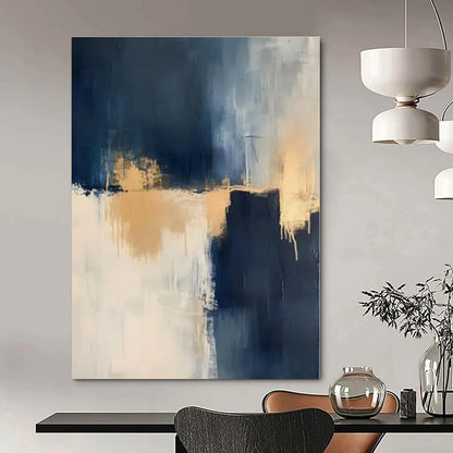 Large Hand-Painted Personalized Abstract Artwork for Office Wellness Rooms