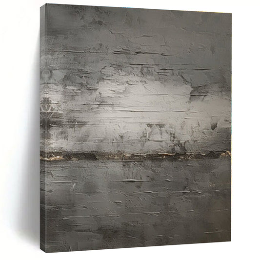 Large-Scale Hand-Painted Abstract Canvas for Office and Living Room