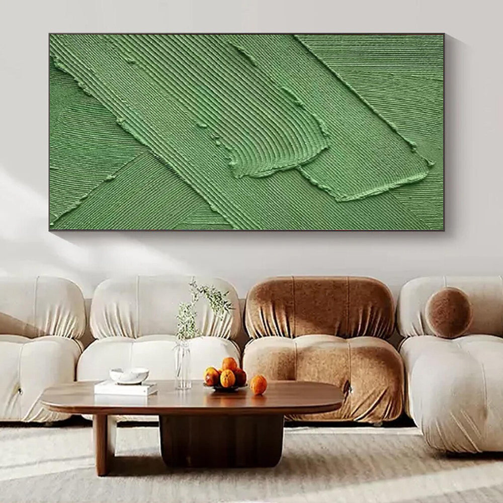 Oversized Abstract Wall Art for Murphy Bed Interiors - Custom Acrylic on Canvas