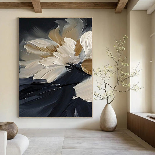 Hand-Painted Large Modern Abstract Wall Art for Family Home Game Rooms