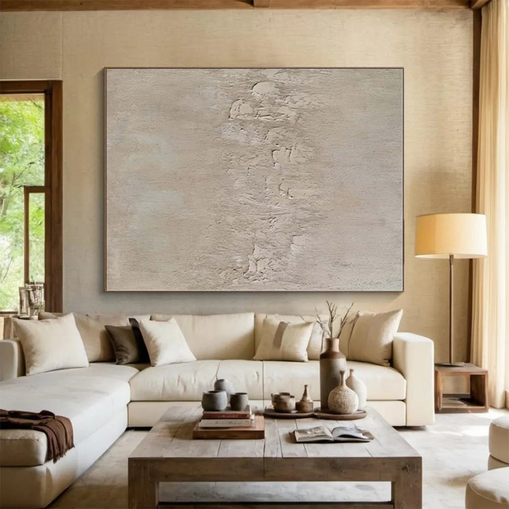 Oversized Made-to-Order Hand-Painted Abstract Painting for Basement Recreation Area LargeART0579