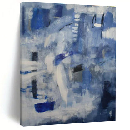 Hand-Painted Bespoke Abstract Art for Bedroom & Hotel Spa Areas