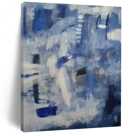 Hand-Painted Bespoke Abstract Art for Bedroom & Hotel Spa Areas