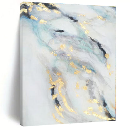 Super-Sized Custom Abstract Canvas for Kids’ Playroom Climbing Wall Area