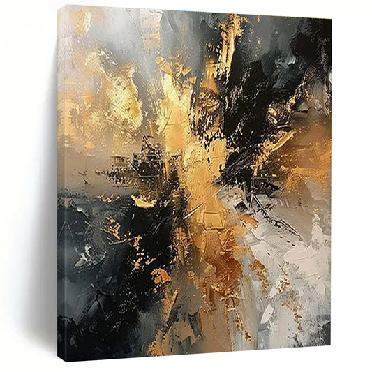 Large-Scale Modern Abstract Wall Decor for Senior Living Facility Common Areas