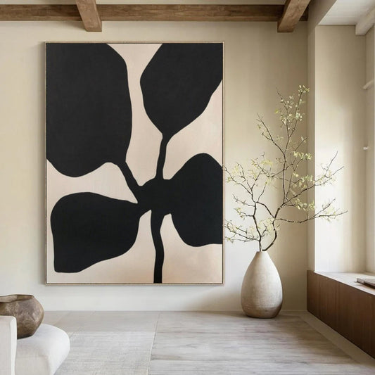 Extra-Vast Hand-Painted Modern Abstract Artwork for Exclusive Villa Bedrooms