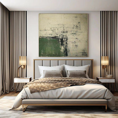Oversized Abstract Wall Art for Home Gym Interiors - Custom Resin on Canvas