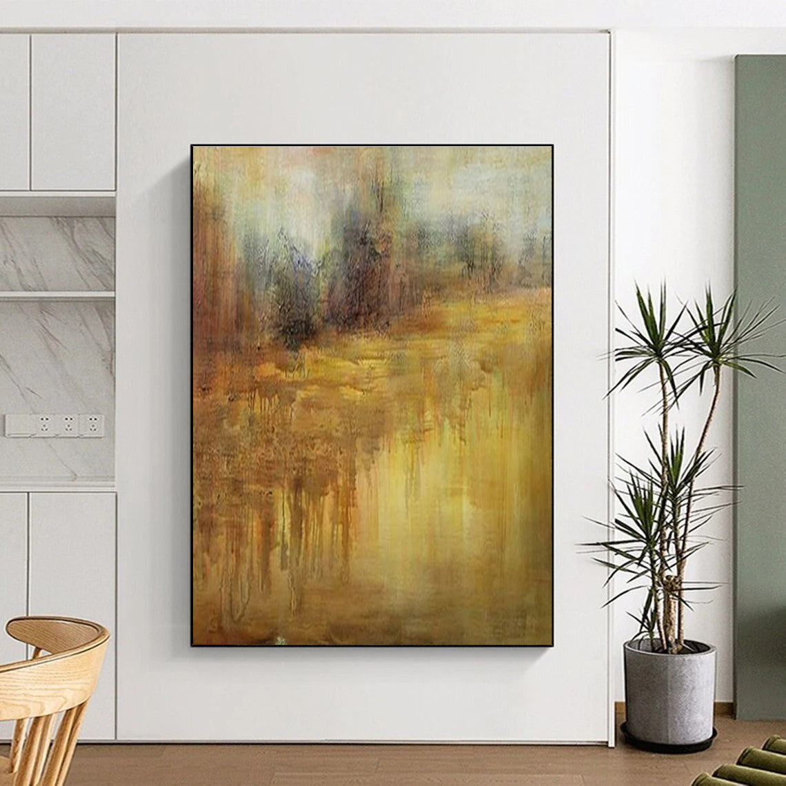 Extra-Large Contemporary Abstract Art for Botanical Garden Visitor Centers