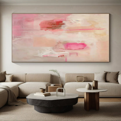 Staggering Custom Abstract Painting for Home Bar and Lounge Feature Wall