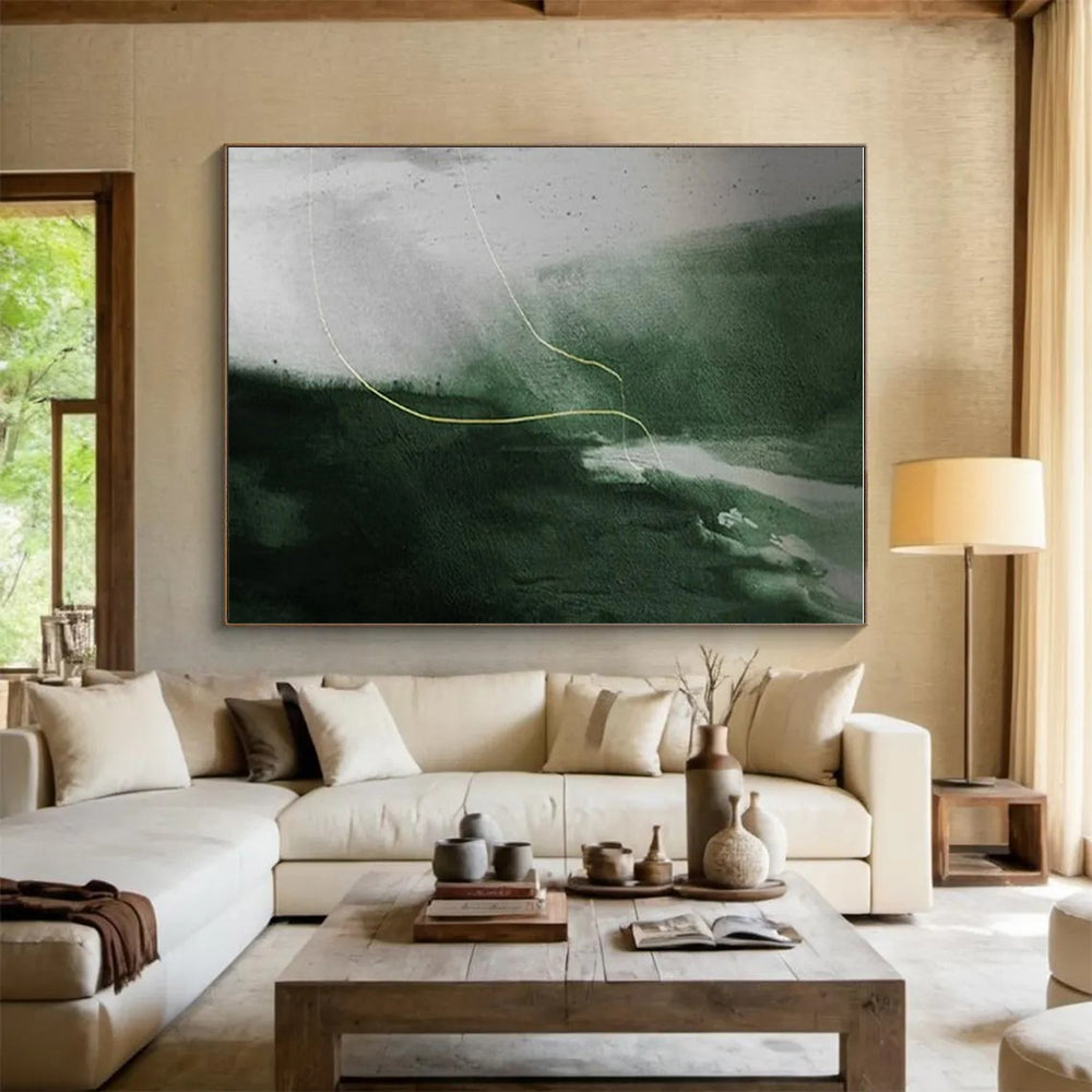 Super-Sized Tailored Hand-Painted Abstract Art for Hotel Lobbies LargeART0649