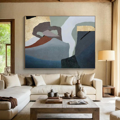 Mammoth Made-to-Order Abstract Canvas for Kitchen Breakfast Nook