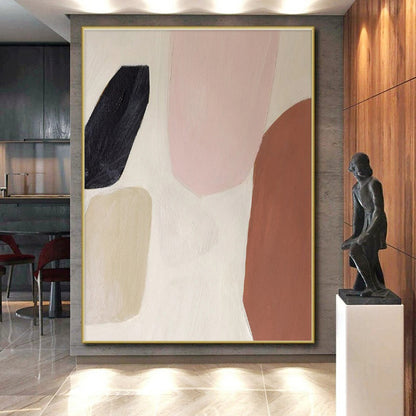 Massive Hand-Finished Abstract Art for Yoga Studios LargeART0656
