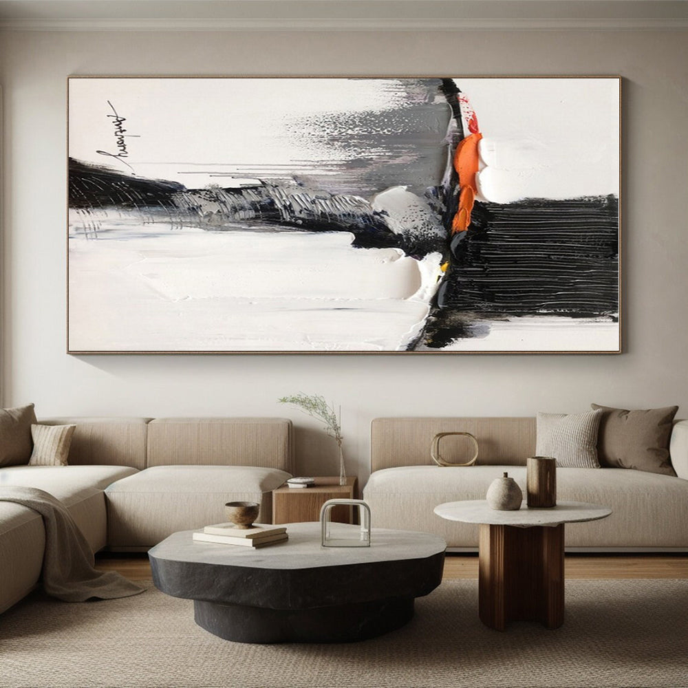 Oversized Modern Abstract Wall Art for Kitchen Island Focal Point