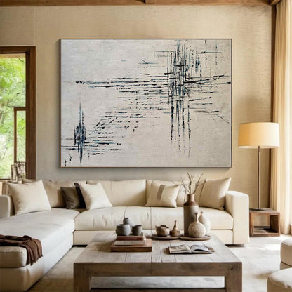 Super-Sized Made-to-Order Abstract Wall Art for Reading Nook Window Seat Wall