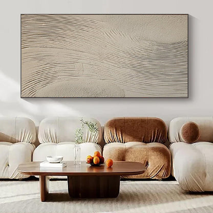 Gigantic Hand-Painted Contemporary Abstract Masterpiece for Villa Grand Living Room Feature Walls