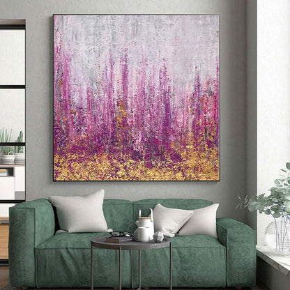 Monumental Abstract Expressionist Canvas - Commissioned Mixed Media for Contemporary Art Galleries