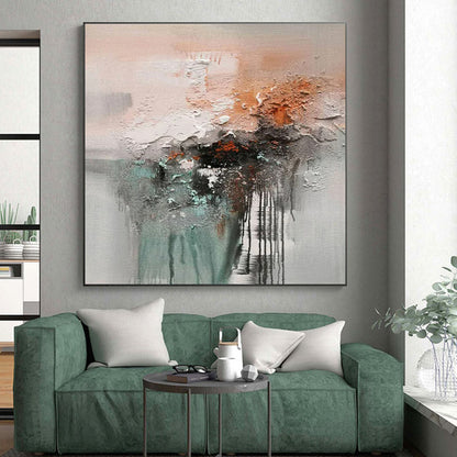Large Contemporary Abstract Painting for Aquarium Underwater Tunnel Passages