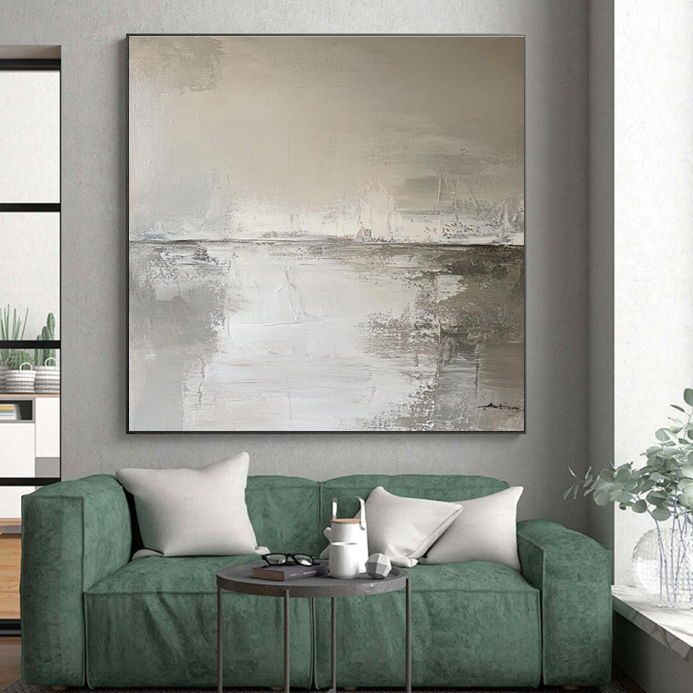 Large Custom Contemporary Abstract Wall Art for Guest Room Welcoming and Modern Look